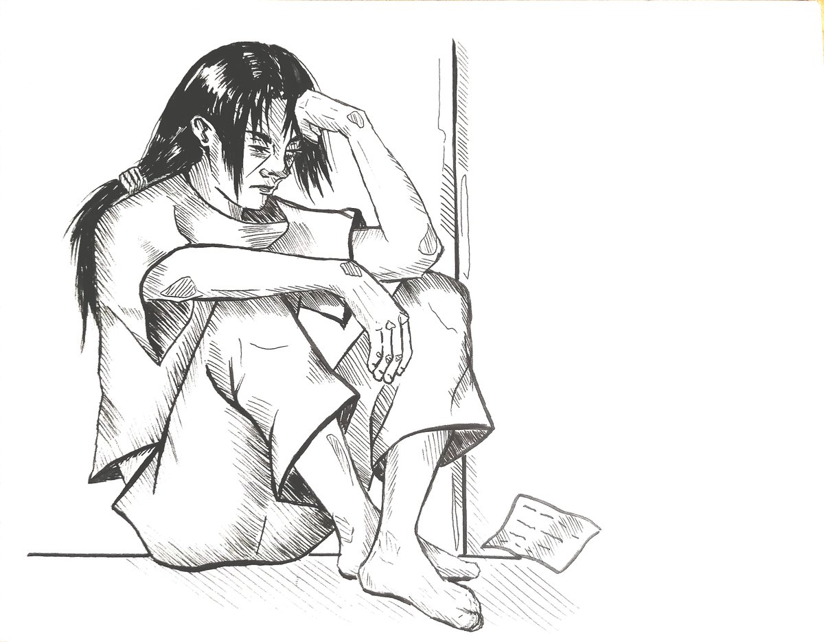 he fell as a victim of the world he was born into. No matter how talented, smart and ambitious he was, he couldn't escape his own tragic fate. #itachi #uchihaitachi #narutoshippuuden #fanart #uchihamassacre #drawing #narutofanart