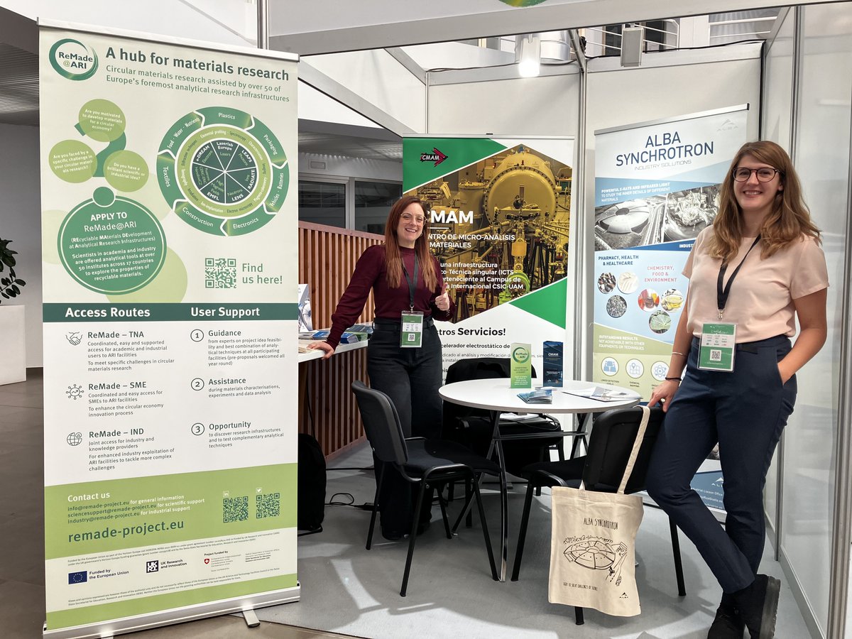 cmamuam's tweet photo. @Noelia_Noemg postdoctoral researcher from @RemadeatARI (𝐑𝐞cyclable 𝐌𝐚terials 𝐃𝐞velopment 𝐀nalytical 𝐑esearch 𝐈nfrastructures) project at the @cmamuam is at the #PLASREC seminar organised by @aimplas ♻️

@HorizonEU @ALBAsynchrotron 
#Plastics #CircularEconomy https://t.co/8L3WAr2NI8