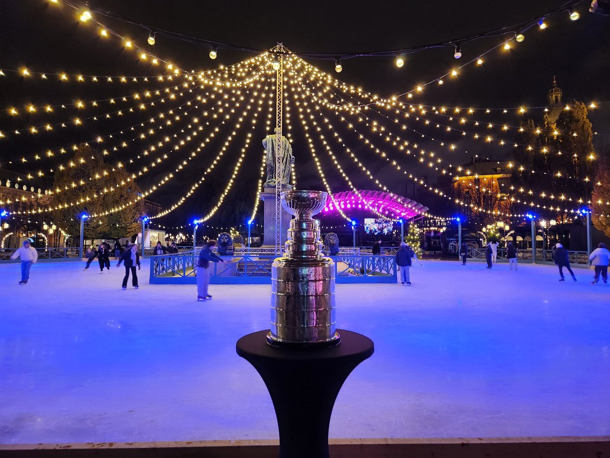 Philip Pritchard (@keeperofthecup) on Twitter photo Surprising some public skaters in dpwntown Stockholm with a visit of the #stanleycup <a href="/NHLglobal/">NHL Global</a>
<a href="/HockeyHallFame/">Hockey Hall of Fame</a> Surprising some public skaters in dpwntown Stockholm with a visit of the #stanleycup <a href="/NHLglobal/">NHL Global</a>
<a href="/HockeyHallFame/">Hockey Hall of Fame</a>