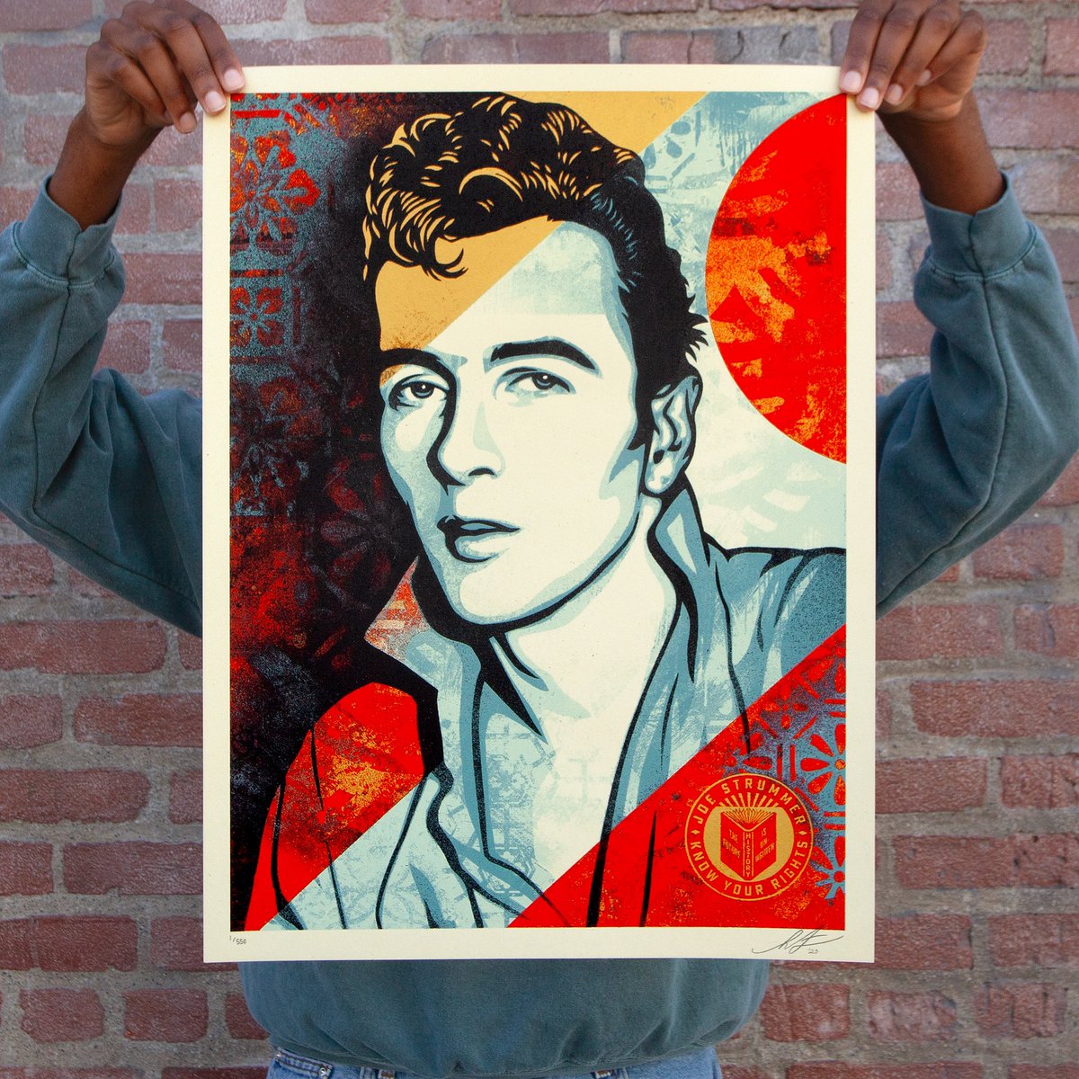 The new @OBEYGIANT Print Release: “Joe Strummer - Know Your Rights” In Collaboration With Photographer Jenny Lens will be available Thurs Nov 16th @ 10 AM PST! A portion of proceeds will benefit the Joe Strummer Fund and Single Homeless Project. obeygiant.com