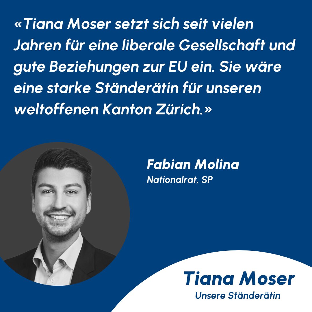 Danke @FabianMolinaNR! #wahlench23 #ständeratswahlen23 #zürich #teamtiana