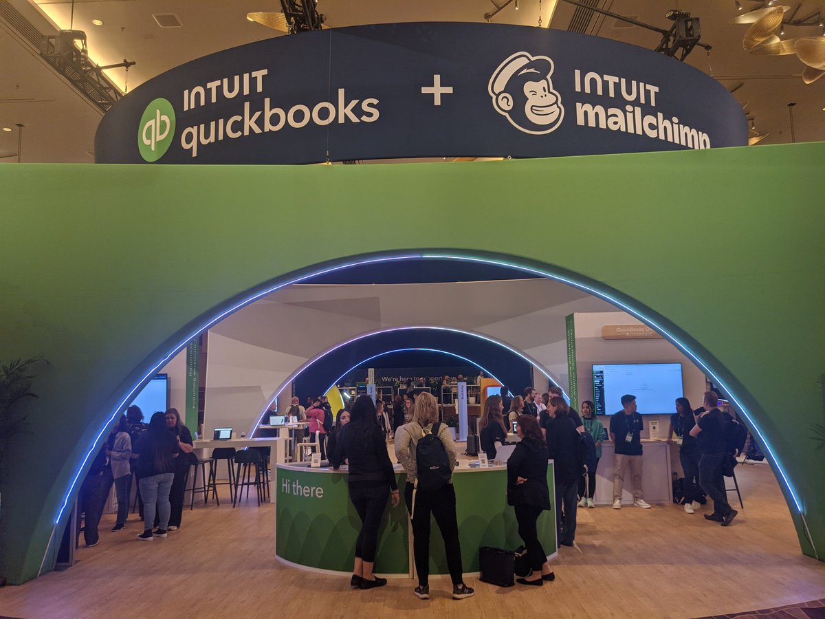 There's still time to stop by the #QuickBooks booth in the exhibit hall. We have product experts excited to share all of our latest innovations.