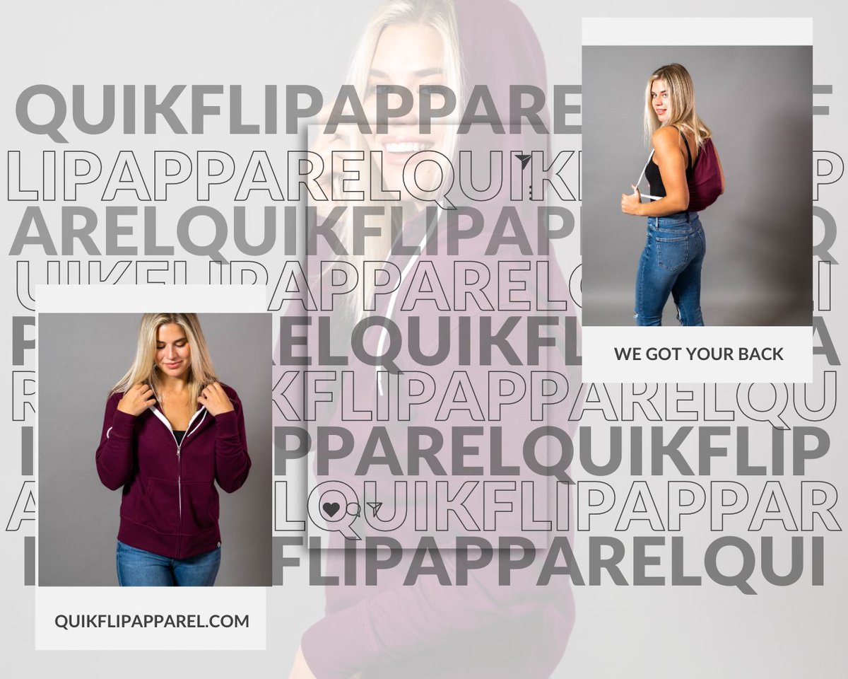 "Fashion is the armor to survive the reality of everyday life." - Bill Cunningham

Give yourself the best possible with Quikflip! Your #HeroHoodie is quick, convenient, and always ready to assist you! 

We Got Your Back!

#Quikflip #SimplyTheBest