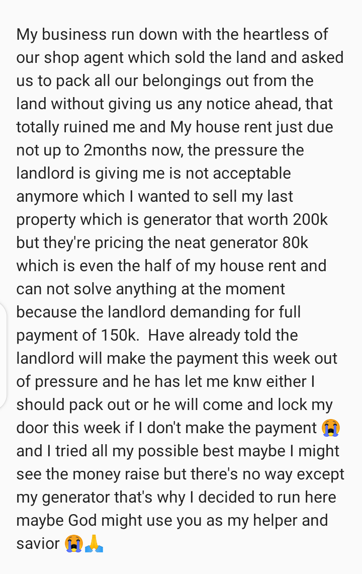 Be_with_me_Lord's tweet photo. @oluwaseyon @Ekitipikin I want to use this medium to speak out and seeking for help for the first time on social media because I don't knw where to run to again 😭... Twitter does not allow me to post the full story that's why I typed and screenshot it to be attached to this text with my evidence 😭🙏 https://t.co/JIdZ7YCBcH