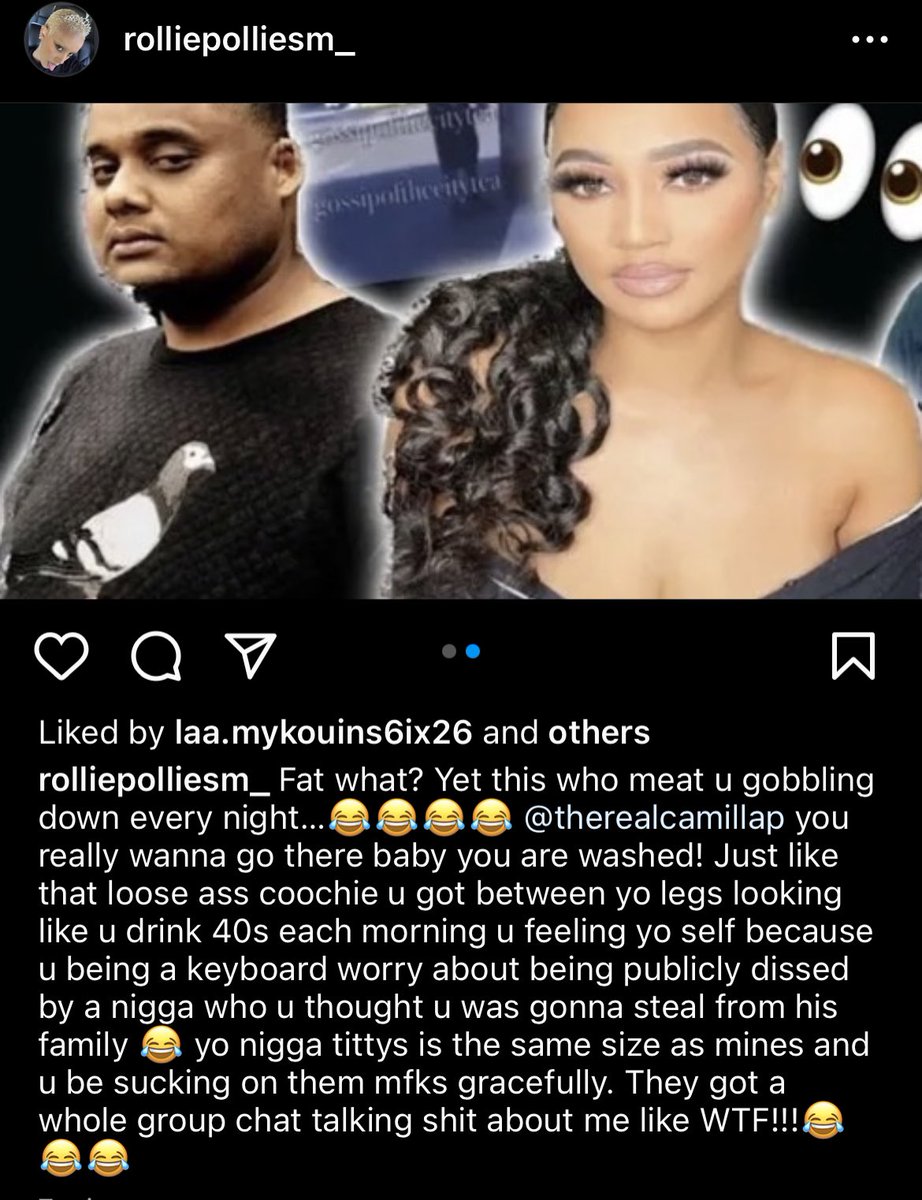 AsiaaaMaryam's tweet photo. Rollie calling a BGC VETERAN washed up when she’s literally casted on a show that is based off of @iamcamillap and other BGC casts is blast to me! Natalie created Baddies solely off of the redemption of Bad Girls Club ! Your on a show that was produced bc of Camilla etc . #zeus https://t.co/kqZ6HCpXPK