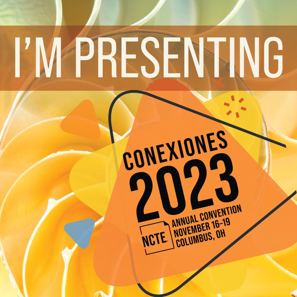 aemaldo's tweet photo. Iโm presenting at 3 different sessions at #NCTE23 alongside incredible educators! #NCTE2023 Program here: https://t.co/71ar1vCiuj
#MakersInTheMiddle #JoyfulWriting #WritingAsActivism #WritingInCommunity #WritingThruStorytelling @ncte https://t.co/rNNxsmuMCc