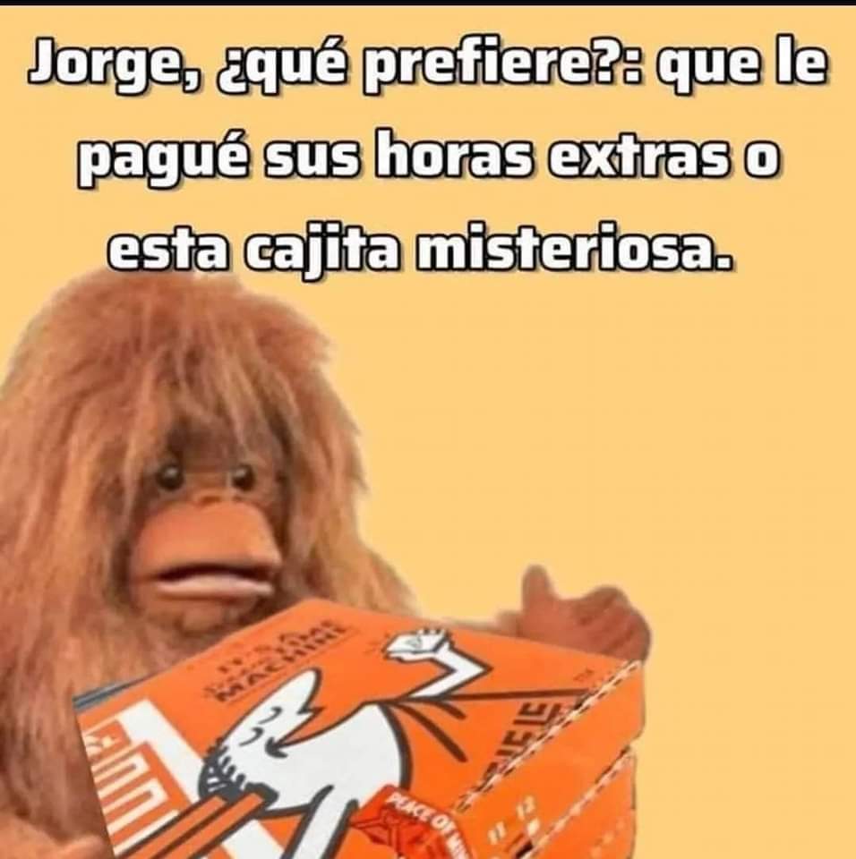 WorkingKlassHer's tweet photo. Cajita misteriosa 🎰🍕 https://t.co/RbQrD7mAnQ