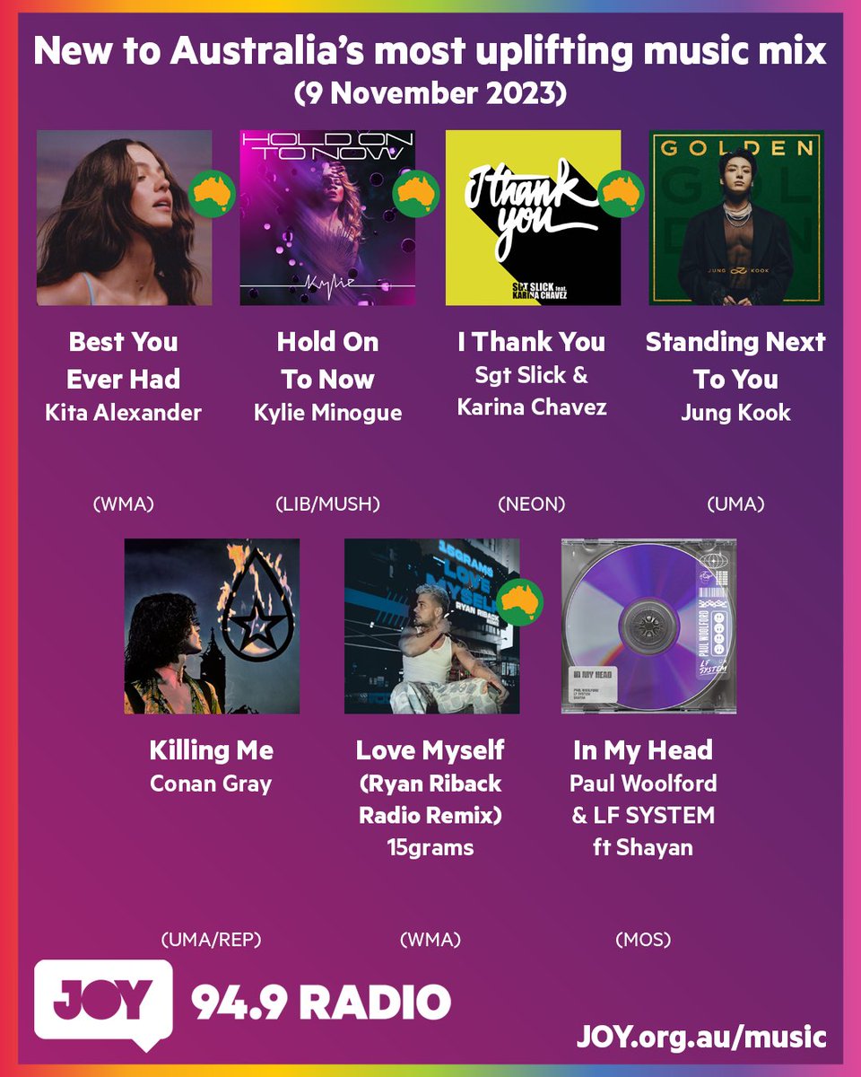 Michael: JOY 94.9 Head of Music tweet media