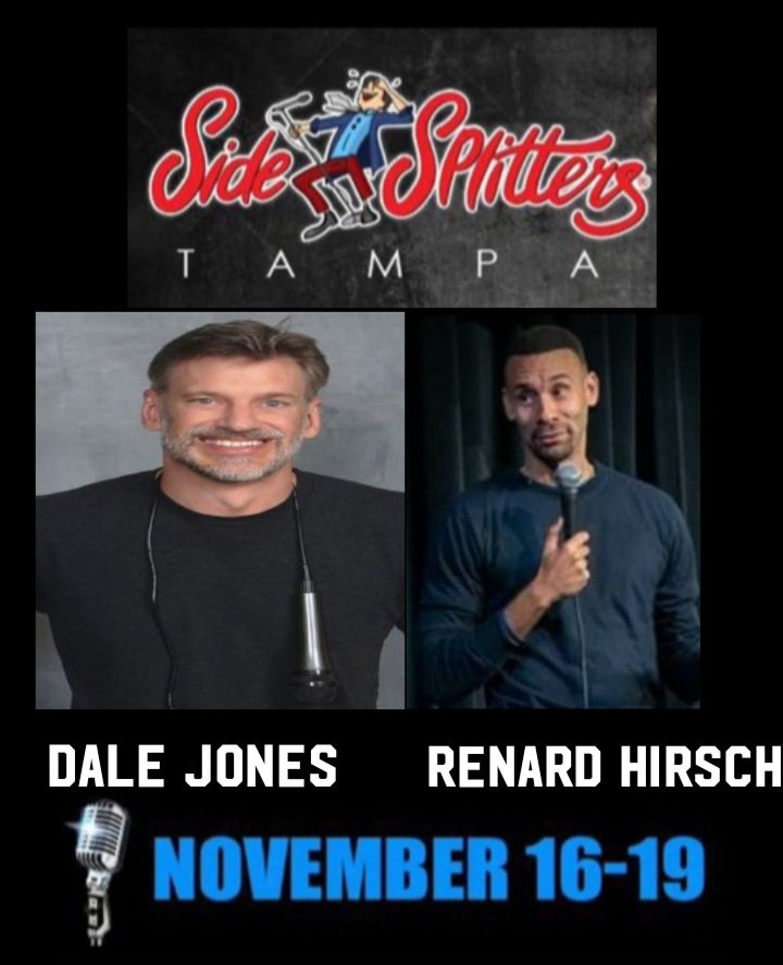 Renardcomedy's tweet photo. Back in Tampa where I'm posed to be! π All this week starting Thursday! Pull up on me and @dalejonescomic at Sidesplitters!! #Tampa #tampabay #TampaComedy #NashvilleComedy #Sidesplitters #DryBarComedy #nashville #Love #Funny #carrollwoodfl @SSCCTampa https://t.co/eSKNdwU8wD