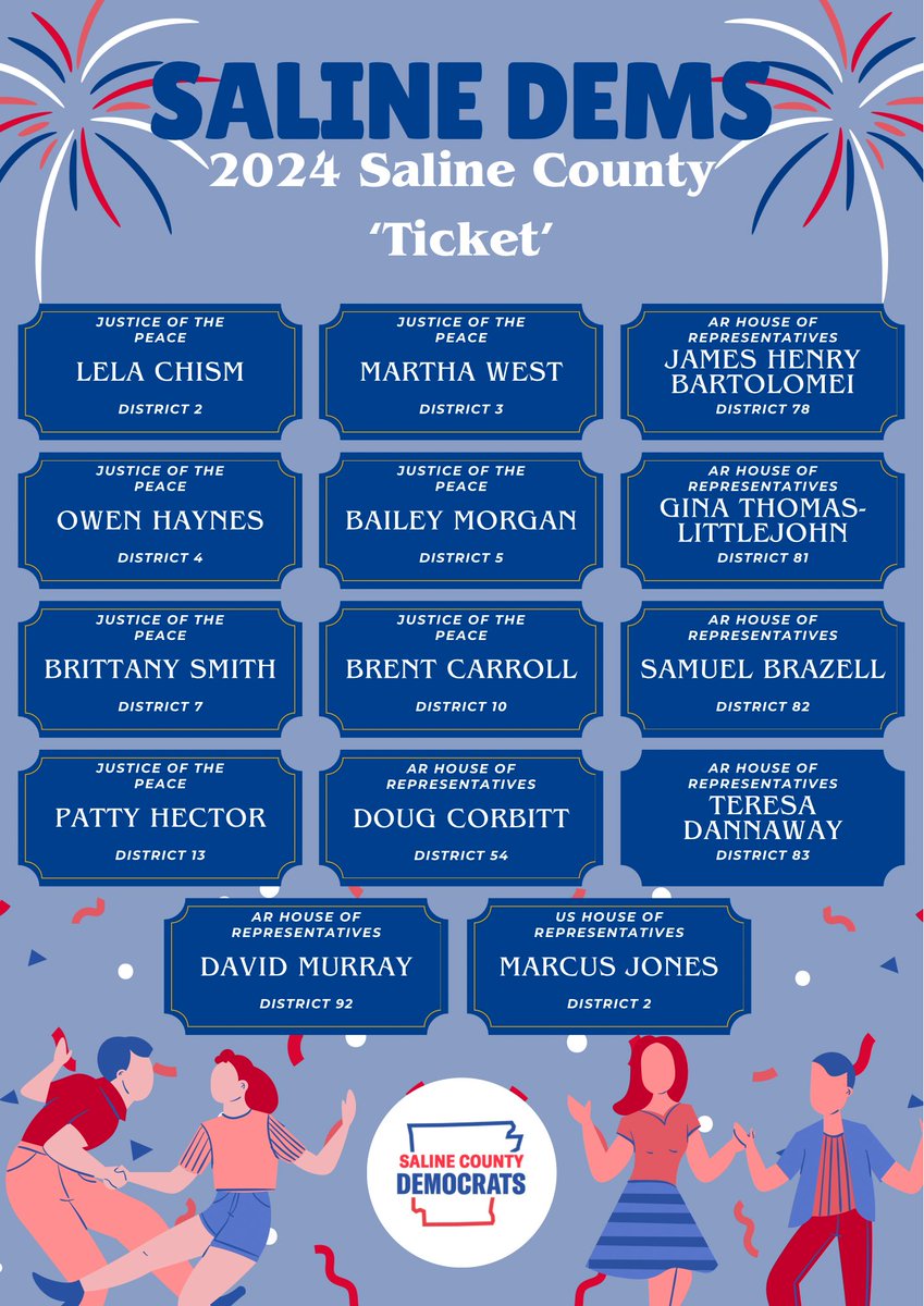 So proud of all of our stellar candidates in Saline County!