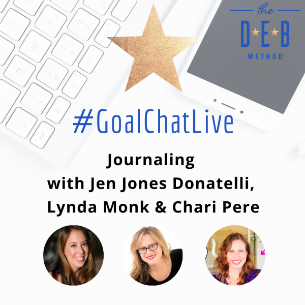 Check out the recap of #GoalChatLive's Journaling event with Jen Jones Donatello, <a href="/LifeWriterCoach/">Lynda Monk, MSW, RSW, CPCC</a>, Chari Pere, and <a href="/GoalChat/">⭐ #GoalChat ⭐ Hosted by Debra Eckerling</a> here: thedebmethod.com/journaling-jen…

For a replay, follow this link: facebook.com/534229507/vide…