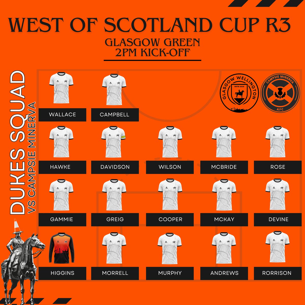 𝐒𝐀𝐓𝐔𝐑𝐃𝐀𝐘 𝟏𝟖𝐓𝐇 𝐍𝐎𝐕𝐄𝐌𝐁𝐄𝐑 🐴🖤🏴󠁧󠁢󠁳󠁣󠁴󠁿

Get along and support the dukes! A very tough game against a top side and every bit of support can help get the lads over the line!! 💪