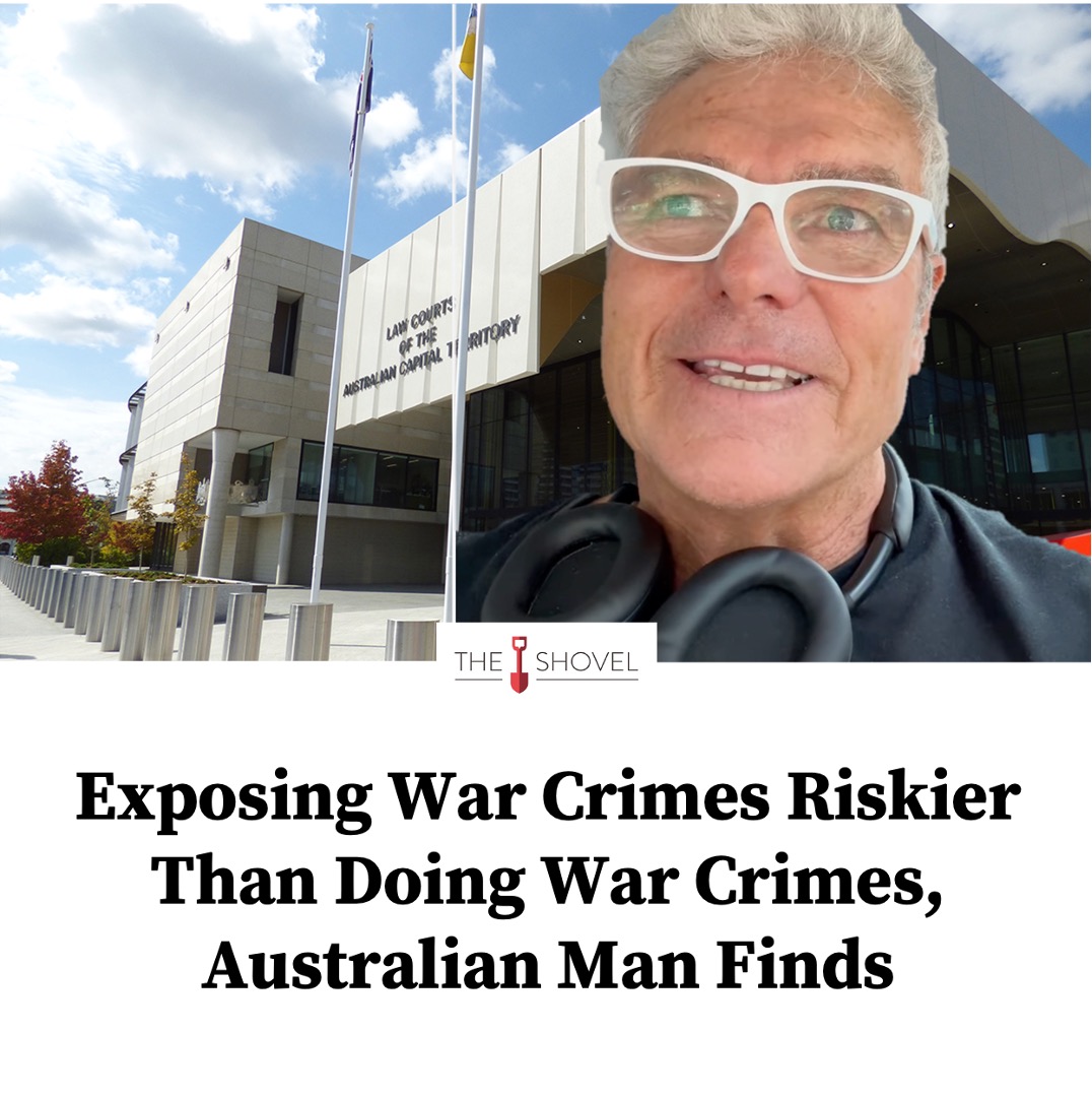 Blowing the whistle about war crimes is more likely to see you face a prison sentence than if you actually just did the war crimes yourself, an Australian man has discovered. 

Full details: tinyurl.com/5xtdky5h
