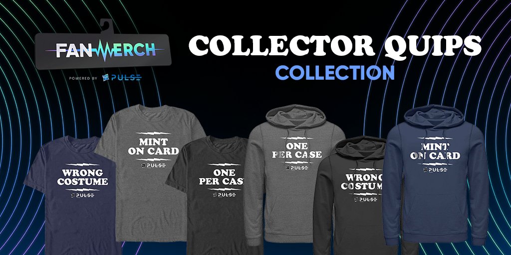 Gear up in collector style! 🔥 #HasbroPulse's Collector Quip #FanMerch – wear your fandom with quips like 'Mint on Card,' 'One Per Case,' and 'Wrong Costume.' Choose your favorite quip, pick a shirt or hoodie, and show off your collector cred. Shop Now! go.hasb.ro/HPCollectorQui…