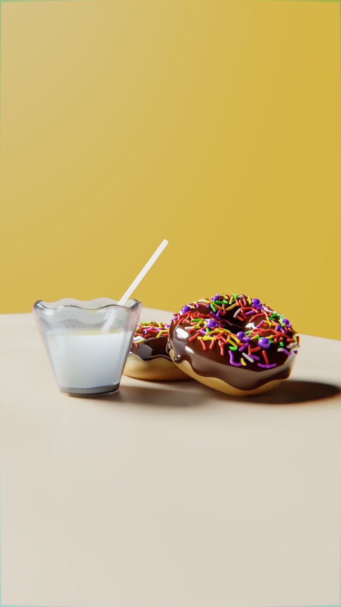 Just finished Blender Guru's Donut Tutorial