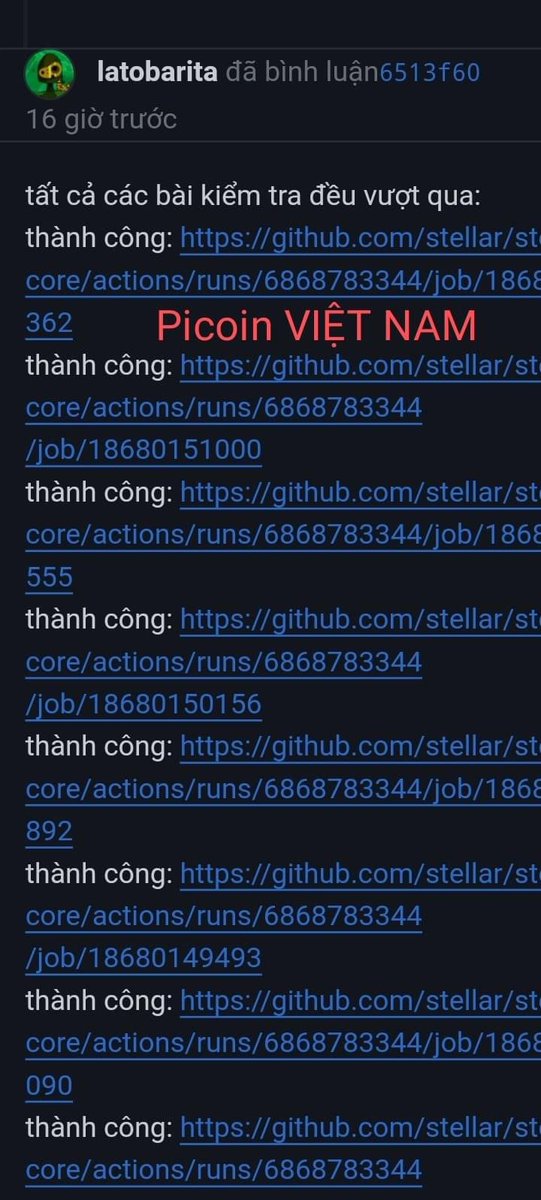 Huythong220786's tweet photo. ⚡
Tất cả các bài kiểm tra (Tests) đ���u vượt qua thành công!🍀🍀🍀
Pi thủ giờ chỉ việc ngồi rung đùi vuốt râu thưởng trăng ngâm thơ bài #PiGCV314159 va Pi Open Mainnet 😍😍😍
Lên beer 🍻🍻🍻 không say không về
😍😂😂
#ProtocolV20
#Stellar
#PiNetwork💜 https://t.co/0lkjJITtGZ