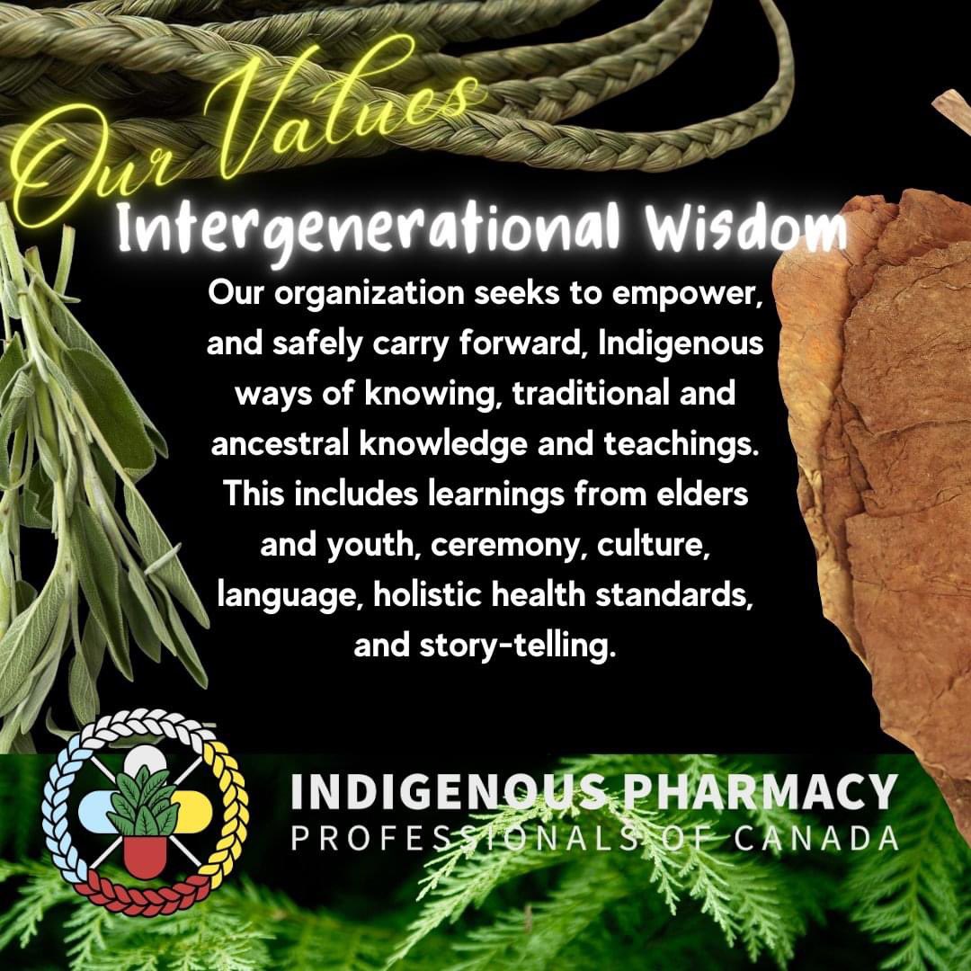 We are honoured and empowered by #Indigenous wisdom to shape the evolution of #pharmacy practice