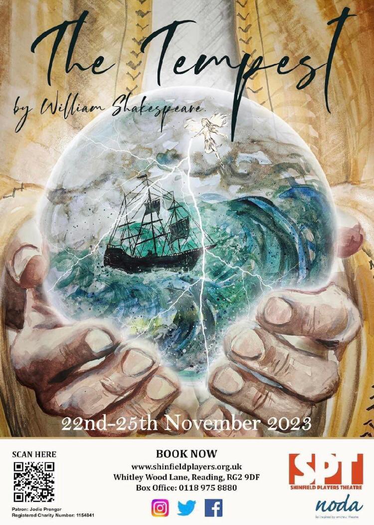 nrp_1's tweet photo. On the 400th anniversary of Shakespeare’s First Folio, Shinfield Players @SPTReading are proud to present his final work - The Tempest. 

I’m playing Caliban - a classic role and one I’m hugely enjoying.

Next week, 22-25 Nov. Get your tickets! 

https://t.co/7yHcfFc17Z https://t.co/vAalTjppbh