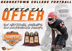 After a great phone call with <a href="/CoachDGage/">Coach Gage</a> 
i’m blessed to say i’ve received my 4th offer from <a href="/Gtown_Football/">Georgetown College Football</a> 
Thank you for believing in me!!
<a href="/coach_grady/">Clyde Grady</a> <a href="/JohnPerin/">John Perin</a> <a href="/ramnation45/">Michael Salmons</a> <a href="/racelandramsfb/">Raceland Rams Football</a> <a href="/CRK_25_MU/">Curtis Keyes</a> <a href="/BIGICE63/">Isaac Wallace</a>