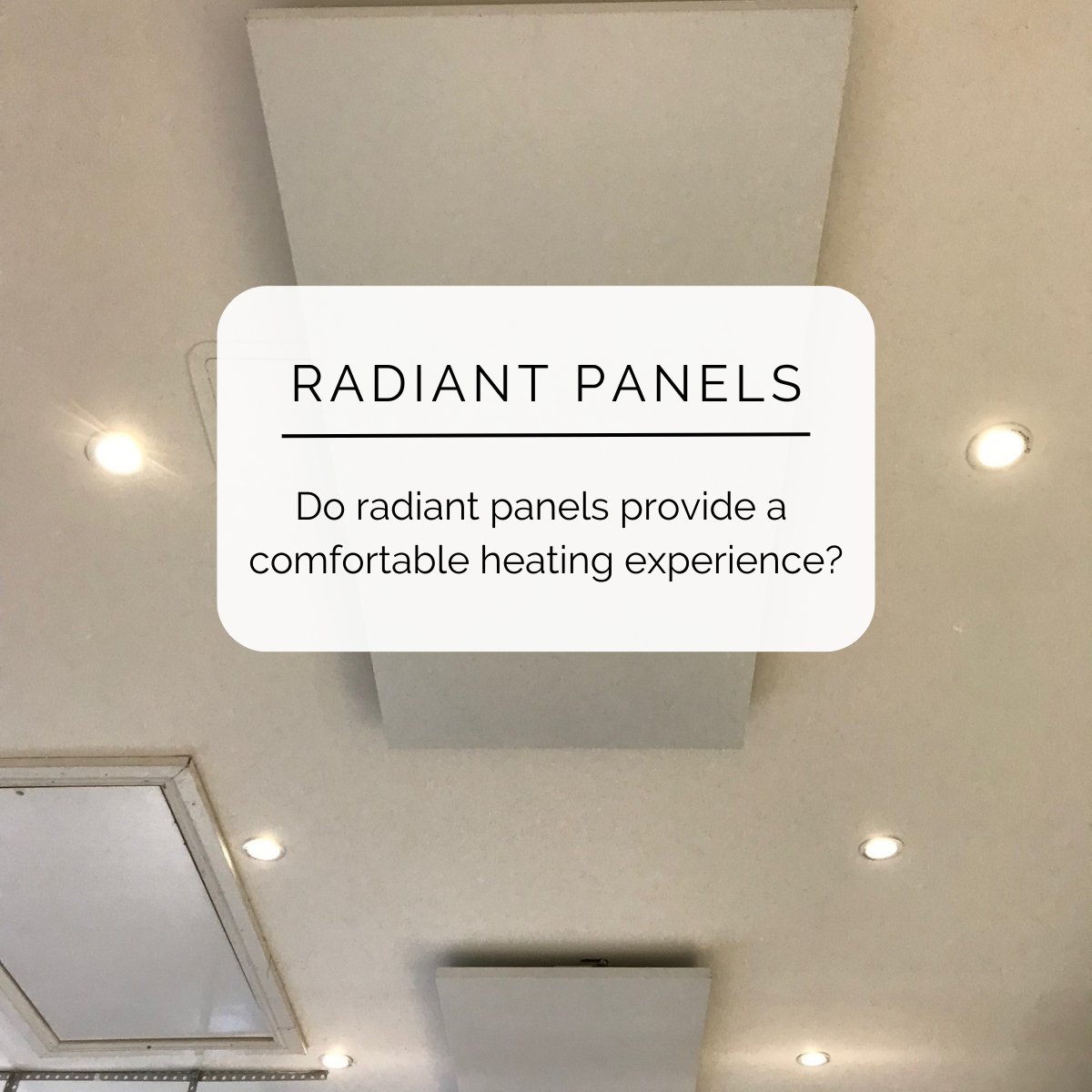 SolrayLtd's tweet photo. Yes, radiant panels provide even and consistent heating, creating a comfortable and cozy environment https://t.co/6DpJdxn2aY