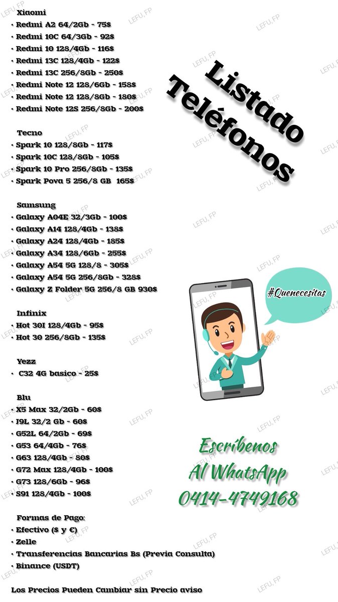 LEFUFP's tweet image. Listado Activos!
#Android
#Samsung
#Xiaomi
#Yezz
#Tecno
#Infinix
#Blu
#HP
#Nintendo
#PlayStation 
#Xbox   
#Windows
#Office
#Quenecesitas