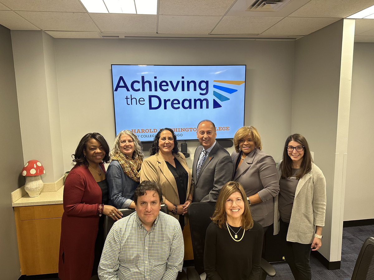 What a great <a href="/AchieveTheDream/">Achieving the Dream</a> coaching visit to <a href="/HW_College/">Harold Washington College</a>! Love their mantra of, “What would Harold do? “ to honor their  college namesake and former mayor of Chicago 🧡