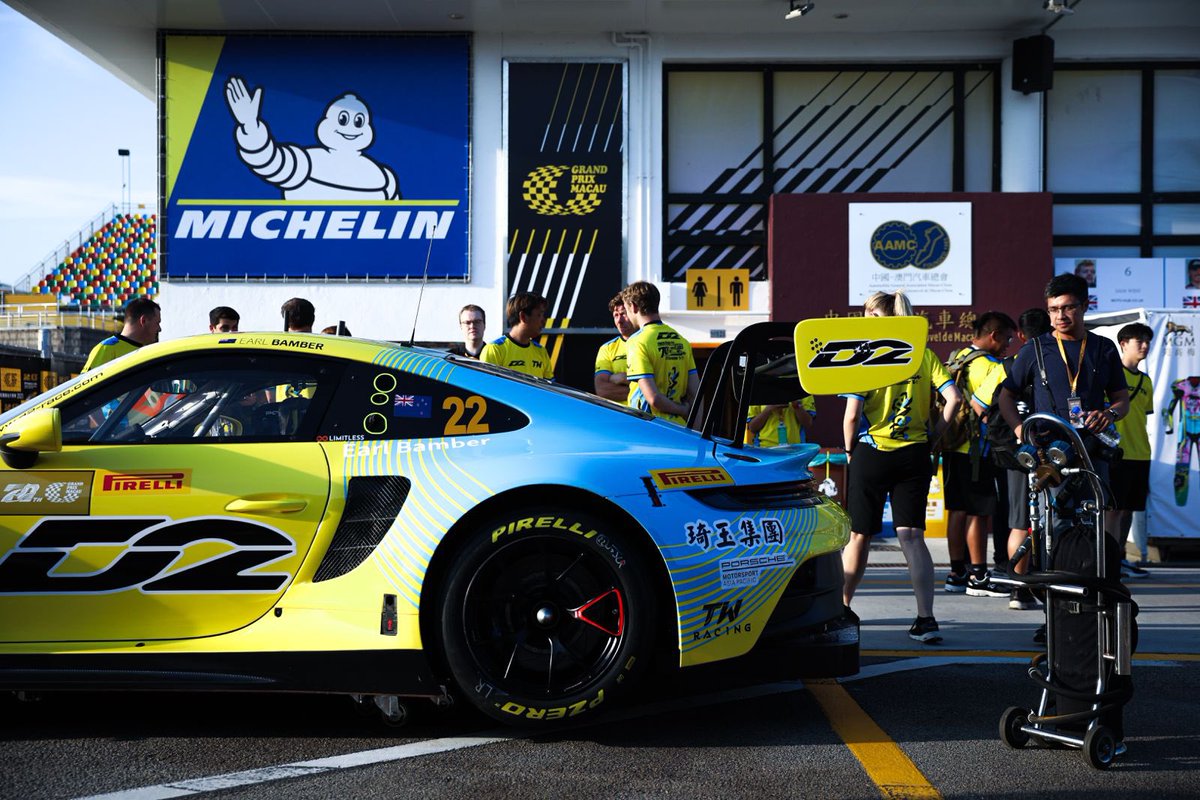 EARL BAMBER MOTORSPORT (@ebmtpnz) on Twitter photo We’re coming for you Macau…. Again! This weekend it’s <a href="/earlbamber/">Earl Bamber</a>’s turn for the FIA GT World Cup 🌏 #EBM #MacauGP #PorscheMotorsport We’re coming for you Macau…. Again! This weekend it’s <a href="/earlbamber/">Earl Bamber</a>’s turn for the FIA GT World Cup 🌏 #EBM #MacauGP #PorscheMotorsport