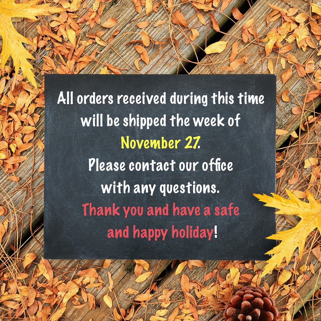DMSTriageTags's tweet image. Thanksgiving Hours are limited next week and we won't be shipping orders due to the holiday and our annual inventory. Orders received next week will ship the week of the 27th.

11/20-11/24
Mon &amp;amp; Tues: 7AM-3:30PM, PST
Wed: Closing Early
Thurs: Closed
Fri: Closed

#DMS