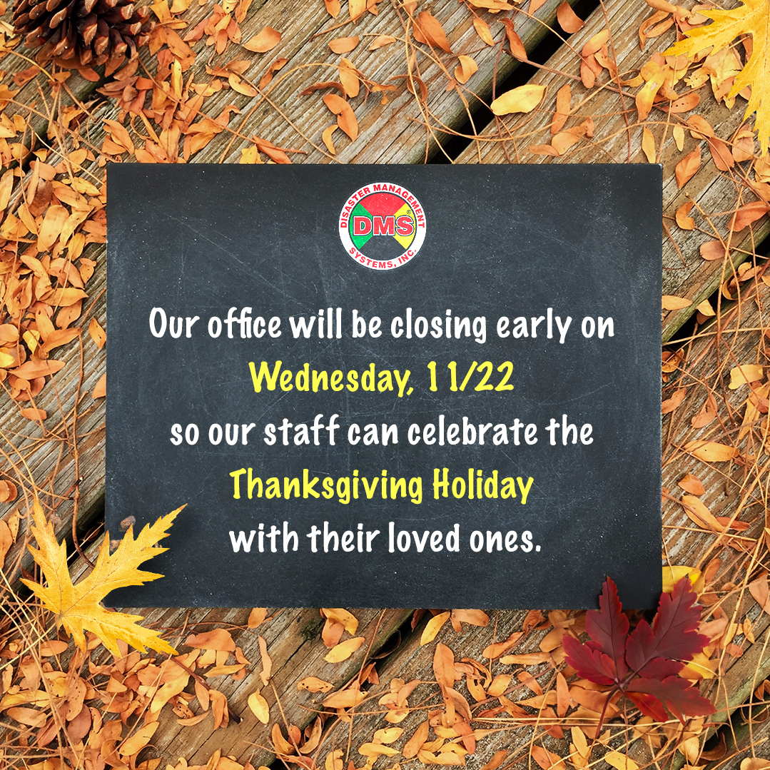 DMSTriageTags's tweet image. Thanksgiving Hours are limited next week and we won't be shipping orders due to the holiday and our annual inventory. Orders received next week will ship the week of the 27th.

11/20-11/24
Mon &amp;amp; Tues: 7AM-3:30PM, PST
Wed: Closing Early
Thurs: Closed
Fri: Closed

#DMS