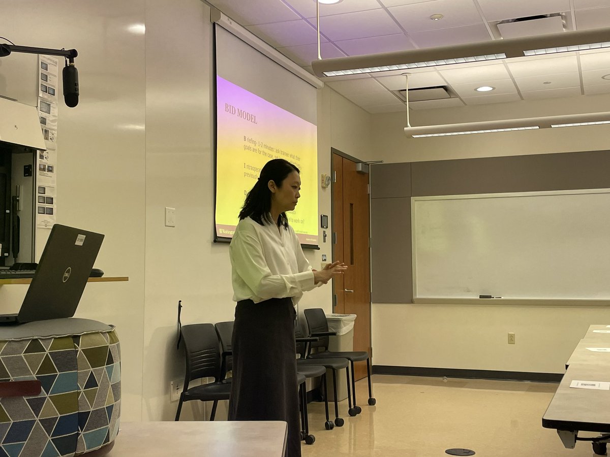 abbyWUim's tweet photo. 🎉🥳🥼🩺 Yay! It’s @WUSTLmed #ProgramDirectorBootCamp day! So much fun to teach w #MedEd superstars @dcoscomd & @TammySonn1203! Our favorite topics #Feedback & #Remediation!#PDBootCamp is thrilled to be 3months into our 2nd cohort!Thx again to @ELAMProgram for supporting my #IAP! https://t.co/H4A8Om4Uep