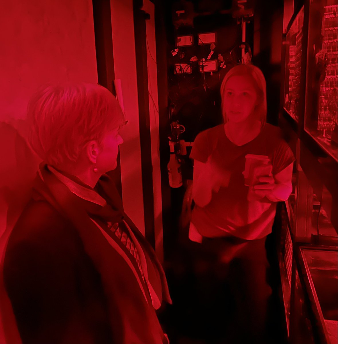 Luiz Rocha, PhD (@coralreeffish) on Twitter photo <a href="/DrEmmaLJohnston/">Prof Emma L Johnston AO FAA FTSE</a> It was my pleasure! Thank you for coming! Here is a (very red but cool I think) photo that I took of you and <a href="/AlbrightRebecca/">Rebecca Albright</a> at the Coral Regeneration Lab! <a href="/DrEmmaLJohnston/">Prof Emma L Johnston AO FAA FTSE</a> It was my pleasure! Thank you for coming! Here is a (very red but cool I think) photo that I took of you and <a href="/AlbrightRebecca/">Rebecca Albright</a> at the Coral Regeneration Lab!