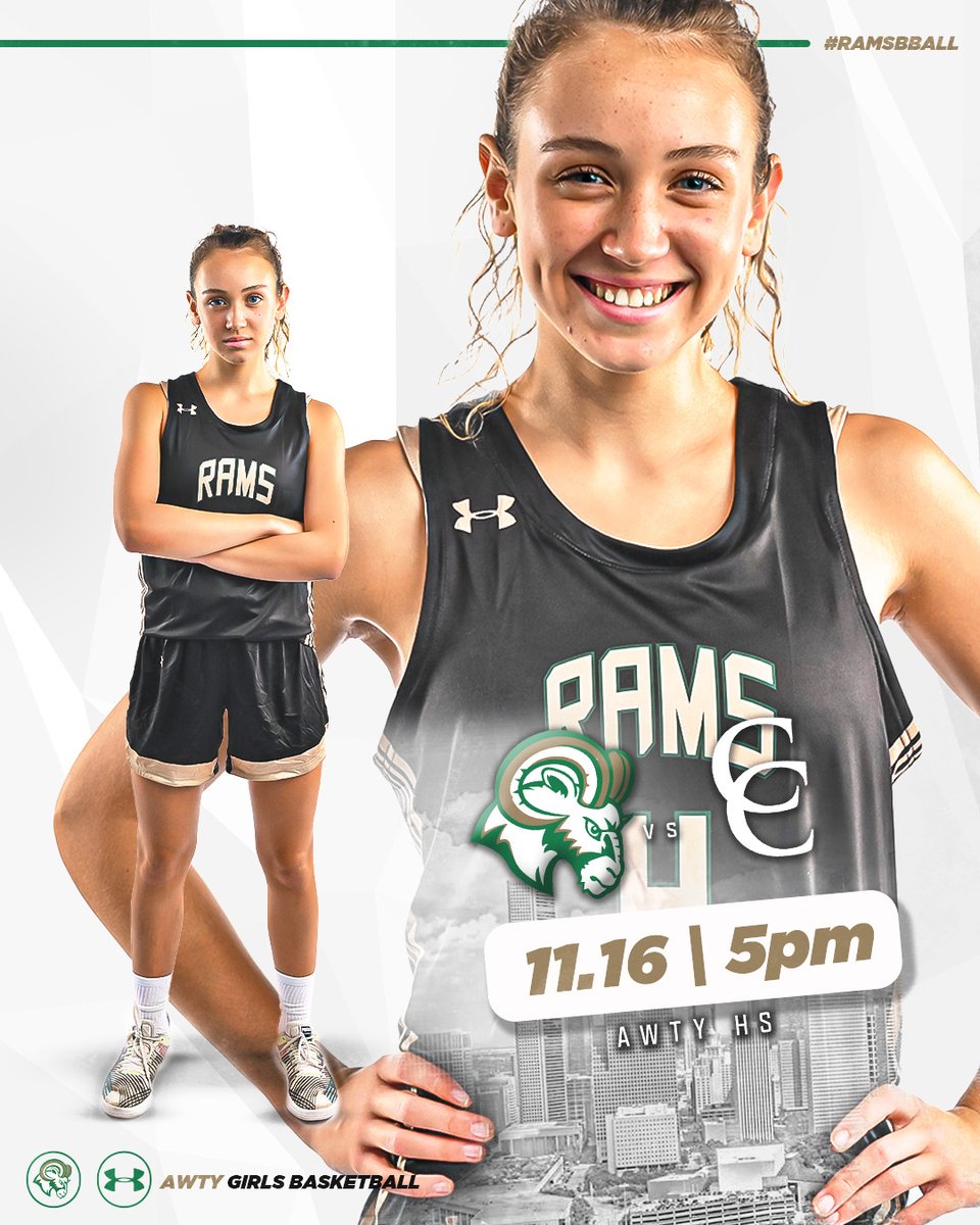 Girls Basketball 🏀 taking on <a href="/CyChristian/">Cypress Christian</a> in their home opener tonight! #gorams #leadthecharge #awtyhoops