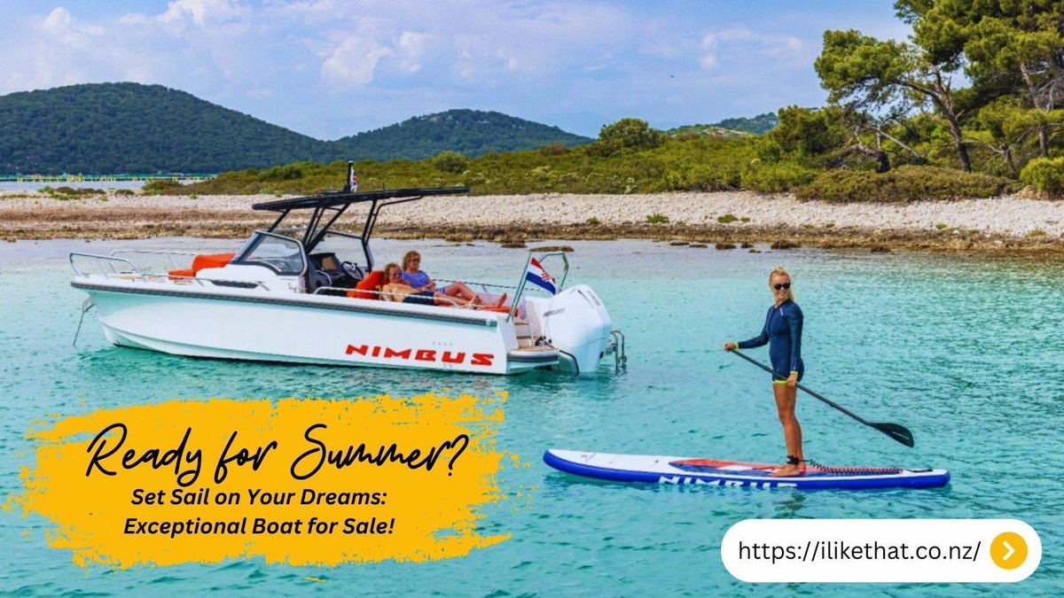 ilikethatnz_'s tweet image. Seize the Summer in Style: Your Perfect Adventure Awaits with the Nimbus T8 🛥️
👉 buff.ly/40wzl1y #NZBoating #ILikeThat