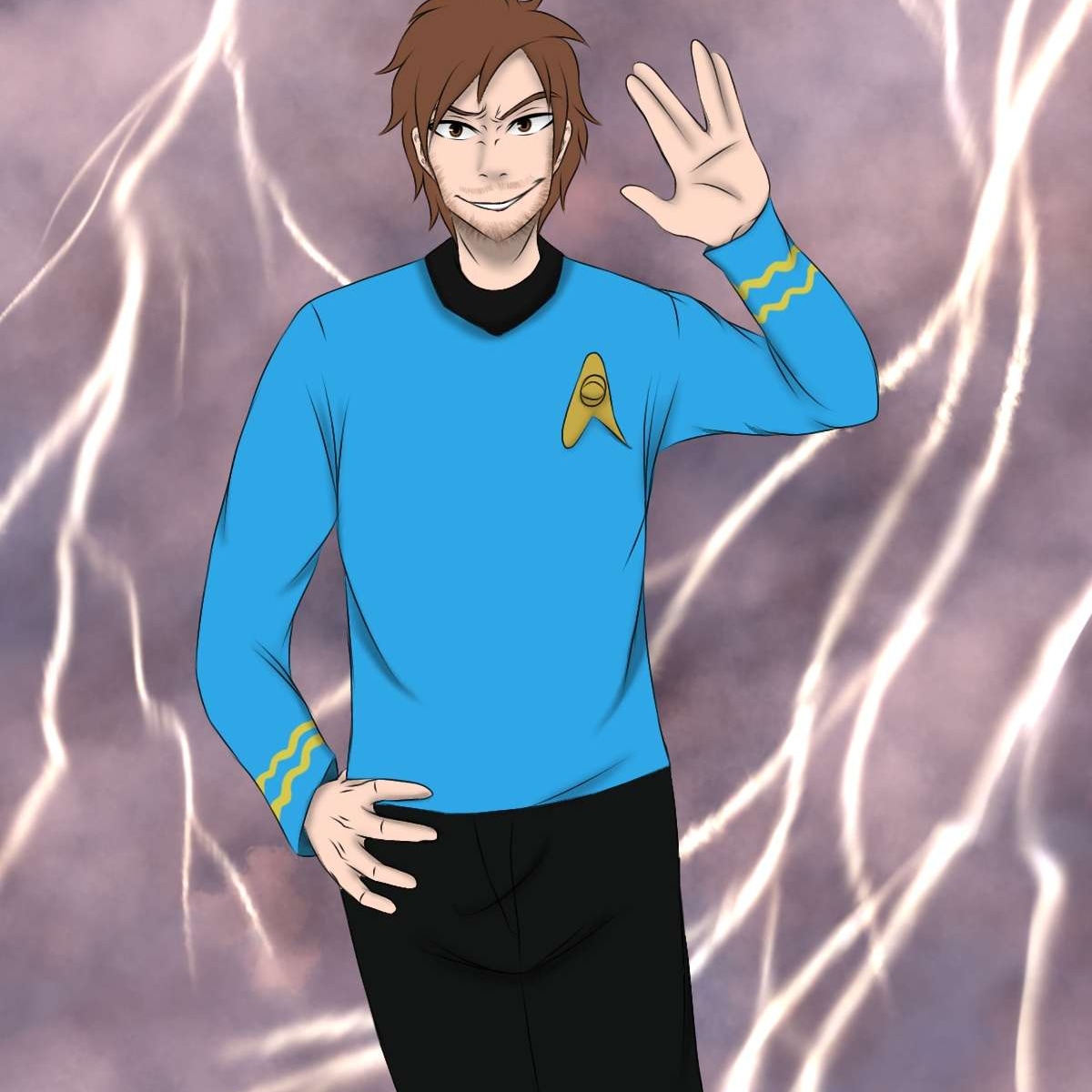 Anthony24380326's tweet photo. My oc done by @liongacha https://t.co/ky9Q1vVlFd