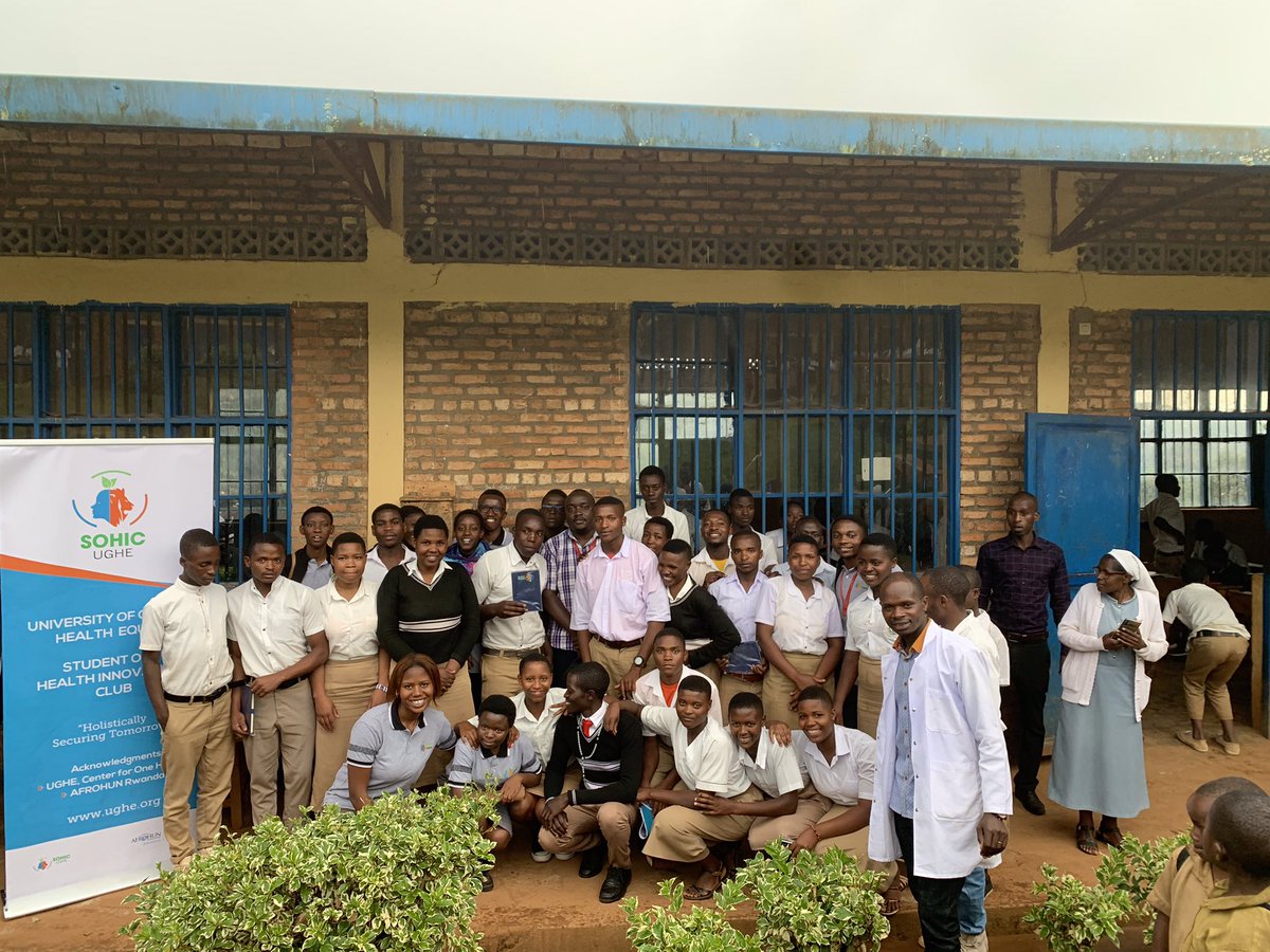 UGHE_SOHIC's tweet photo. One Health on Tour! 

Today, We visited Runaba Primary and High School, bridging knowledge and enthusiasm with their One Health club through engaging activities.
 
 #OneHealthInAction
#OneHealth
#OneHealthMonth https://t.co/2wlfQC8n7y
