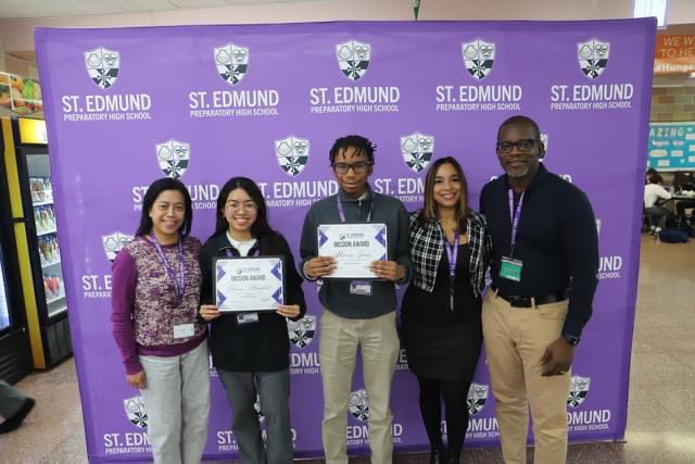stedmundprep's tweet image. For the first time, SEP presented Mission Awards to those students who best exemplified the pillars of our mission during MP1. Students were nominated by their peers for recognition. Congratulations to our Mission Award recipients! 
 #BoldLearning #UncommonLeaders #SEPFamily