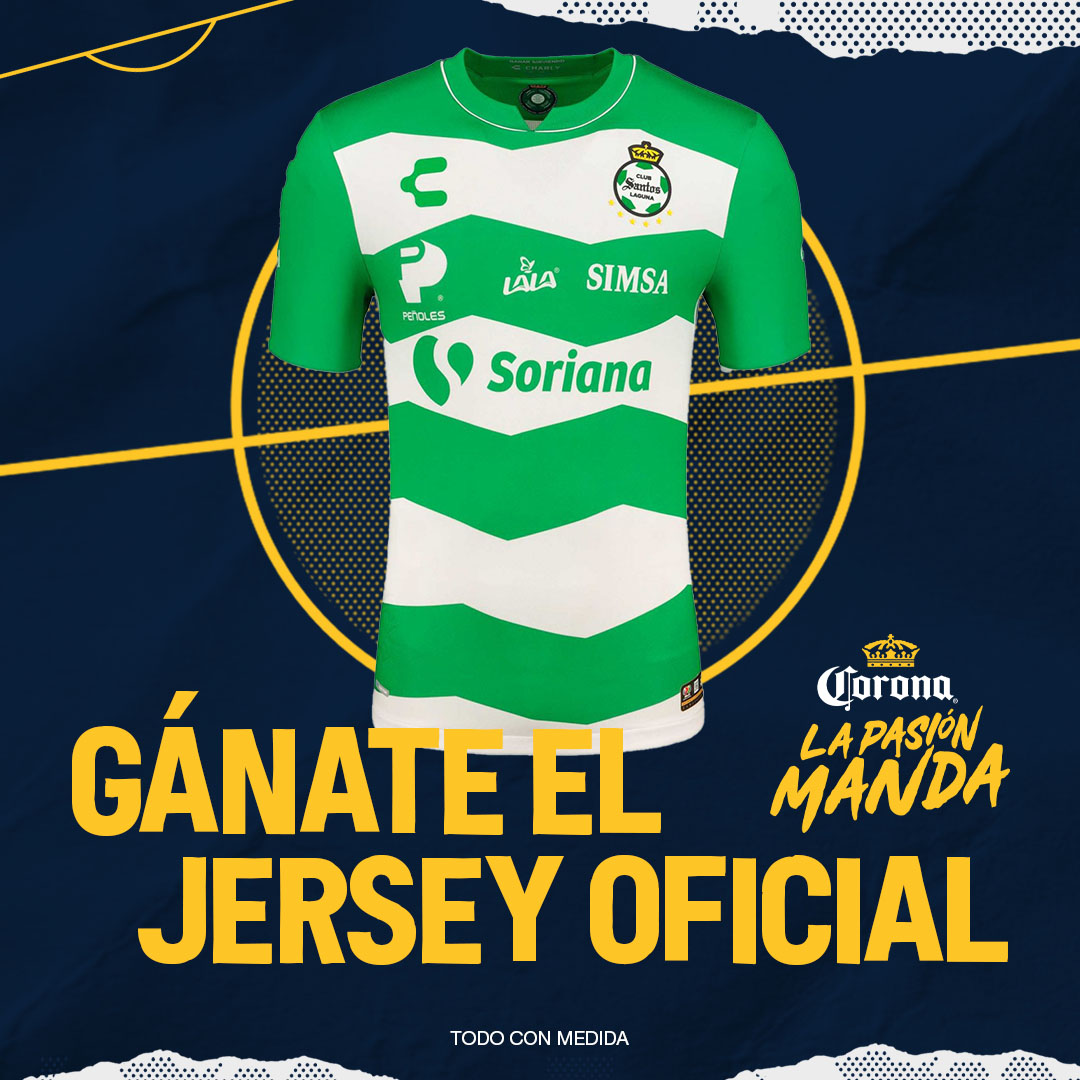 ClubSantos's tweet photo. Nuestros amigos de @Corona_futbol tienen este jersey para apoyar a los Guerreros.

Aquí los pasos para ganarlo:👇
Da Like y RT ✅
Responde a este tweet con las cosas que más amas de nuestros Guerreros. Una por tuit, usando el HT #LaPasiónManda.

¡Quien comente más, se lleva el jersey!

T&C: https://t.co/0c68scPwmr