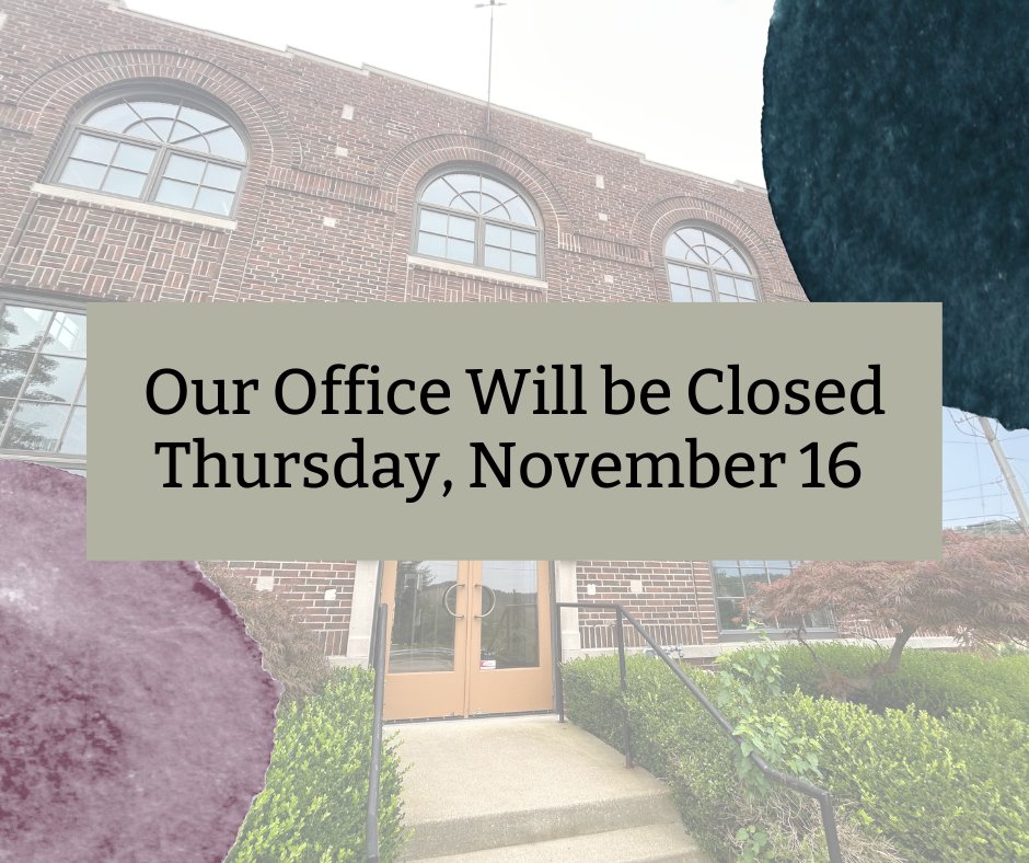 Please note our office is closed tomorrow as we continue our move.