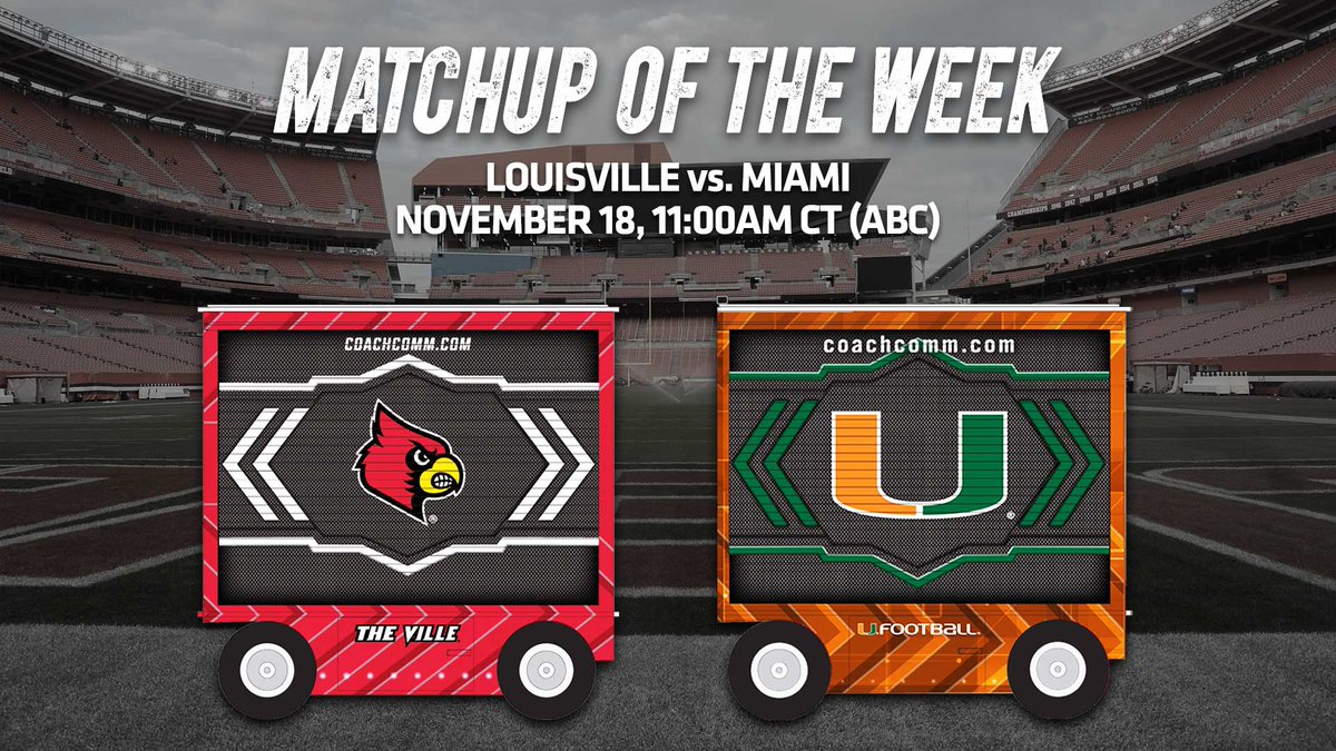 🏈 MATCHUPS OF THE WEEK 🏈 All season we show games between our #XCart customers. @UMichFootball will take on @Terps_Equipment on Saturday morning while @GoMocsEquip faces @AlabamaFTBL and @UofLEquipment challenges @TheUEqRoom. #ForOurCustomers