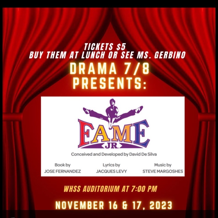 Will you be joining us? #WHe can't wait to see our students perform! See  attached for details.