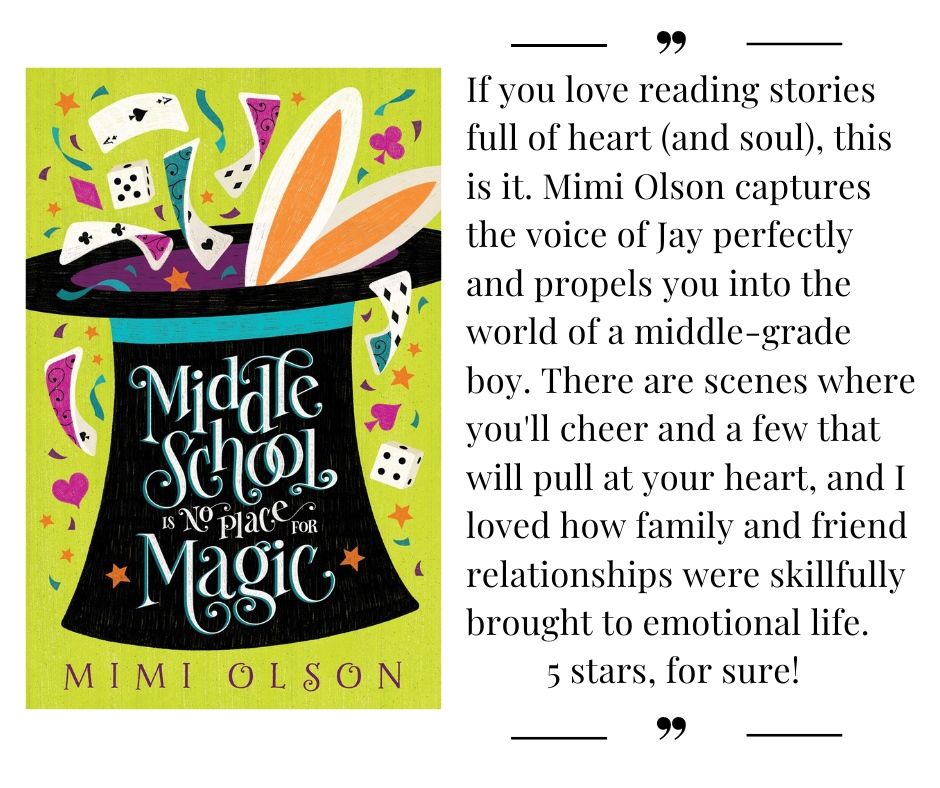 authormimiolson's tweet image. When a new review makes you smile ear to ear! Thank you, Chris🥰
#ELA #BookPosse #BookExcursion #MGBookChat #MGBookClub #diverseMGfiction