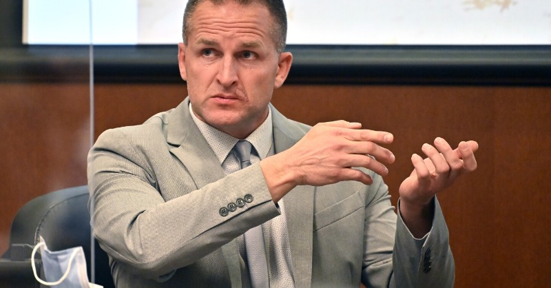 AttorneyCrump's tweet photo. The jury is deliberating in the federal trial of ex-Louisville Police Officer Brett Hankison! If convicted, he could face up to life in prison for violating Breonna Taylor’s civil rights when he opened fire during the raid that claimed her life. Now we await the verdict.
