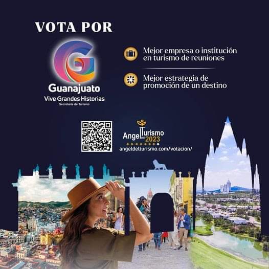 turismogobgente's tweet photo. VOTA ¡HOY! 🗳️ 

En la siguiente página ✍️ https://t.co/GdrzqHz4Yy la población en general puede votar de manera gratuita y hacer que Guanajuato gane el galardón más importante de la industria turística en México.

Sigue leyendo ✨ https://t.co/drf3fLWTze https://t.co/3ZMlHzcP5k