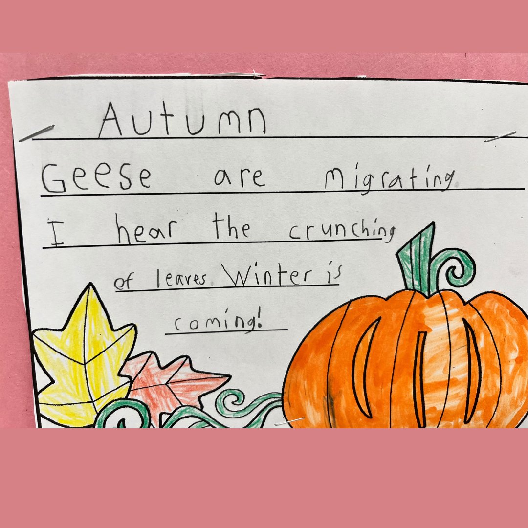 Students hit the great outdoors for a nature walk, soaking in the beauty of God's creation. After that, they got down to learning about haiku poems. "The earth is the LORD's, and everything in it, the world, and all who live in it." - Psalm 24:1