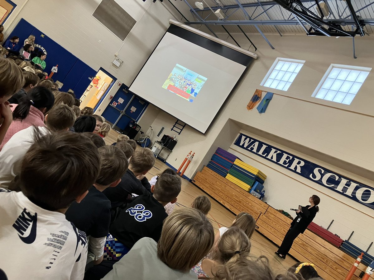 WildcatsWalker's tweet photo. Thanks to our “green initiatives” this year and the awesome leadership of Mrs. Karrow’s Eco Club, Walker School was awarded the Water Quality Flag from DuPage SCARCE at today’s all school assembly. Walker Proud. https://t.co/ntFyI9xt4G