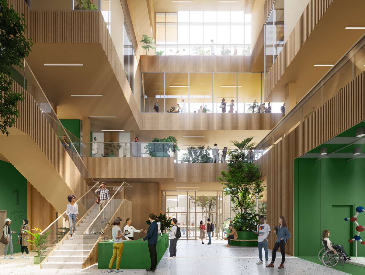 ConstructCanMag's tweet photo. U of T Scarborough’s new health care building to feature ‘fissure in boulder’ design @UTSC @MVRDV @DiamondSchmitt https://t.co/aAwaUMcfEK #diamondschmitt #mvrdv #news #samih #scarboroughacademyofmedicineandintegratedhealth #uoft #utsc https://t.co/8QWr8UvvEJ