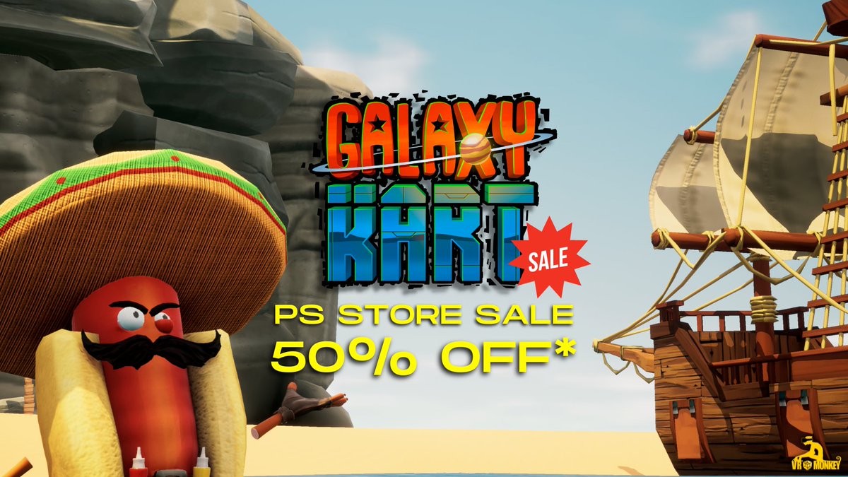 vr_monkey's tweet photo. Black Friday isn't here yet, but we already have some really great deals for you! ๐ธ
Galaxy Kart VR is 50% Off at the PS Store!*
*(Discount available in America only)
#VR #PSVR2 https://t.co/hmrpi4sbdS