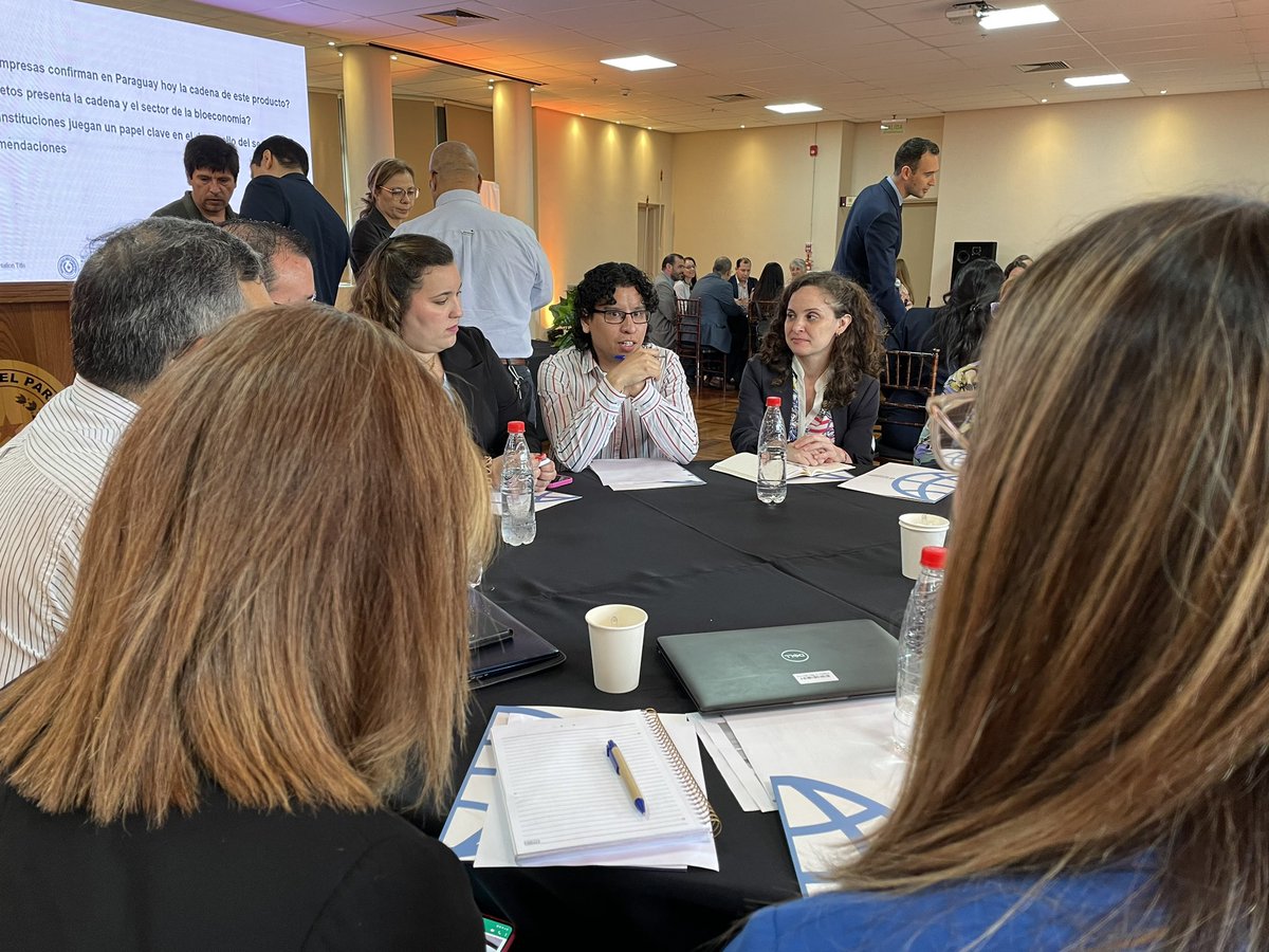 Cannapy_'s tweet photo. Participamos del taller final del proyecto “Análisis de bioeconomía en Paraguay”, donde fueron presentados los resultados del estudio de mercado realizado a las cadenas de valor seleccionadas, entre ellas, el cáñamo para biofarmacéuticos.
Leé: https://t.co/eam8yRNF0T.
#CannaPy https://t.co/0gK3PEGYh7
