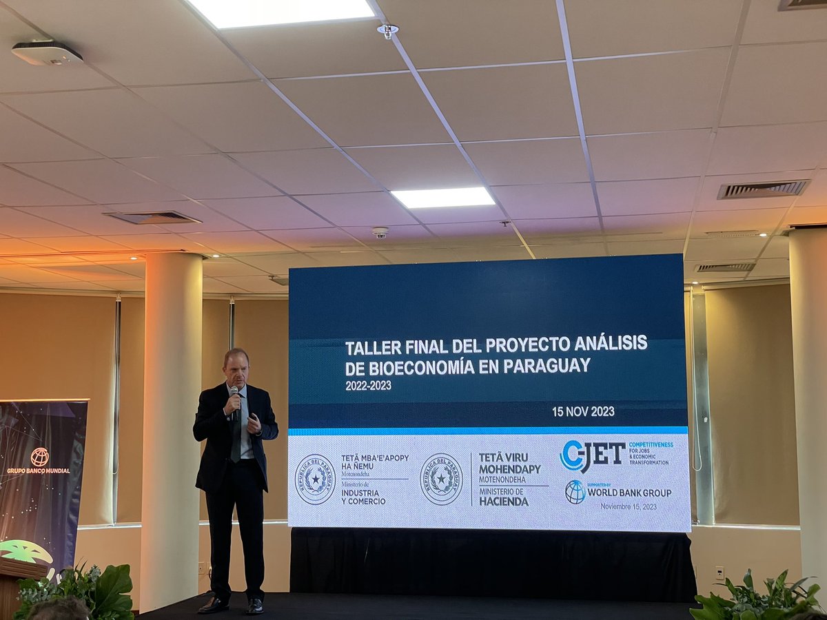 Cannapy_'s tweet photo. Participamos del taller final del proyecto “Análisis de bioeconomía en Paraguay”, donde fueron presentados los resultados del estudio de mercado realizado a las cadenas de valor seleccionadas, entre ellas, el cáñamo para biofarmacéuticos.
Leé: https://t.co/eam8yRNF0T.
#CannaPy https://t.co/0gK3PEGYh7