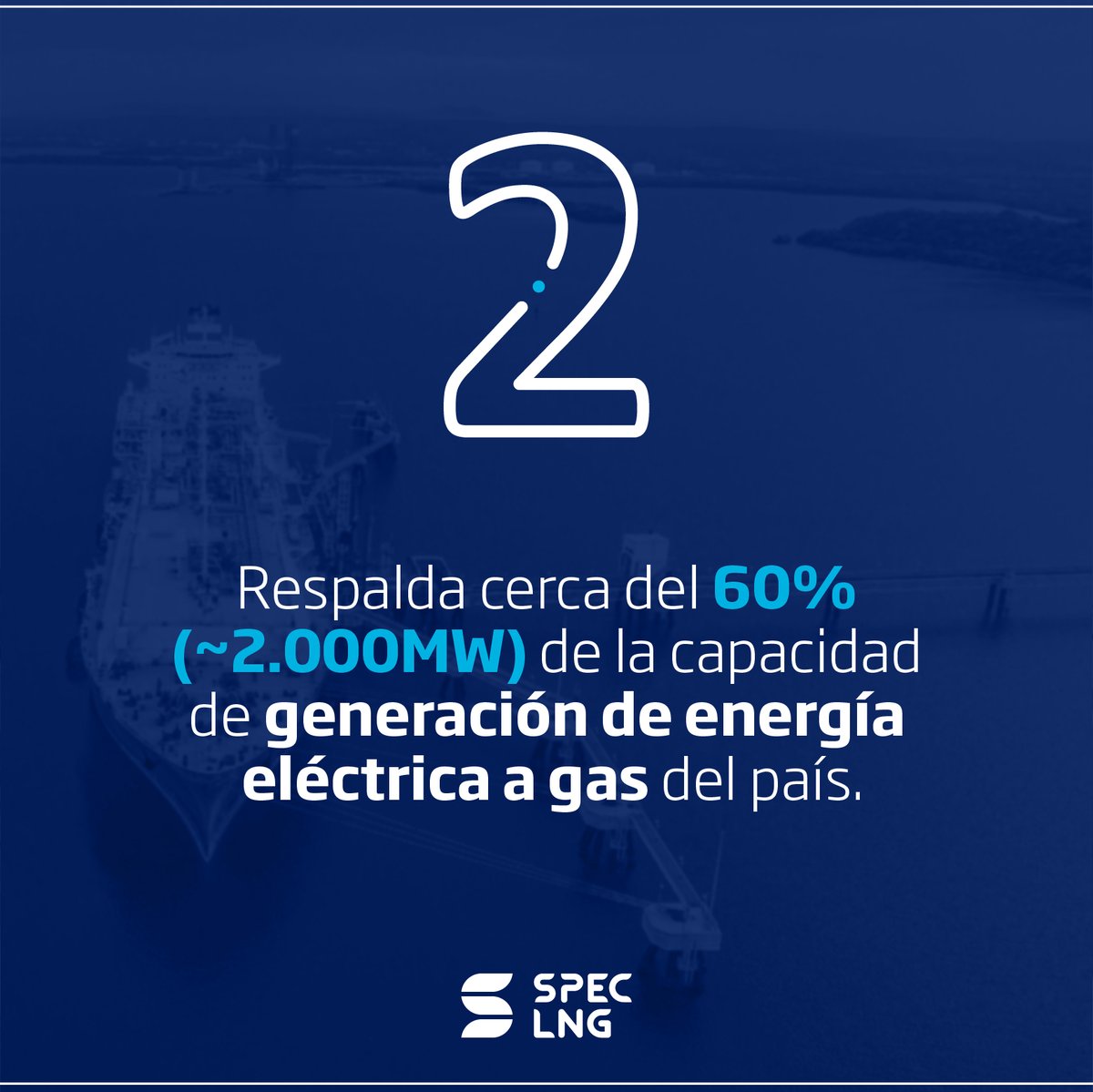 SpecLng's tweet photo. Te compartimos 3 #DatosSpec sobre la confiabilidad energética que brinda nuestra infraestructura a Colombia.
#SPECLNG #regasificadora #Colombia https://t.co/dhx4MUlvvW